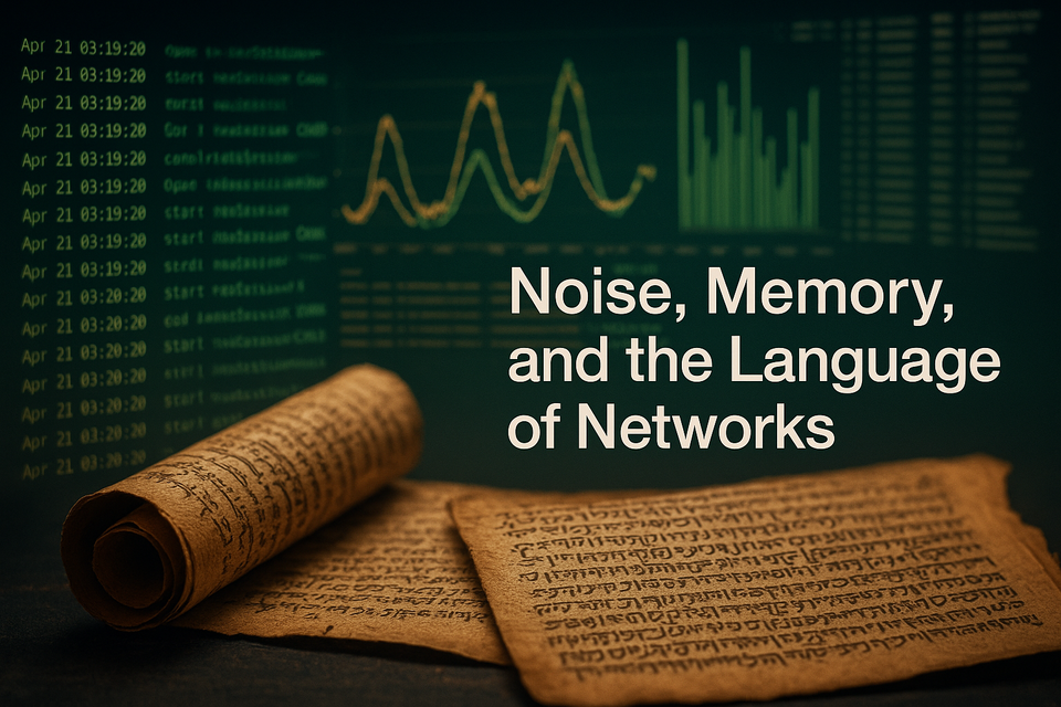 Noise, Memory, and the Language of Networks